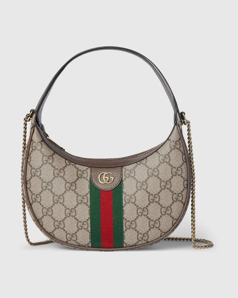 Gucci Kleine Ophidia Schultertasche Beige
