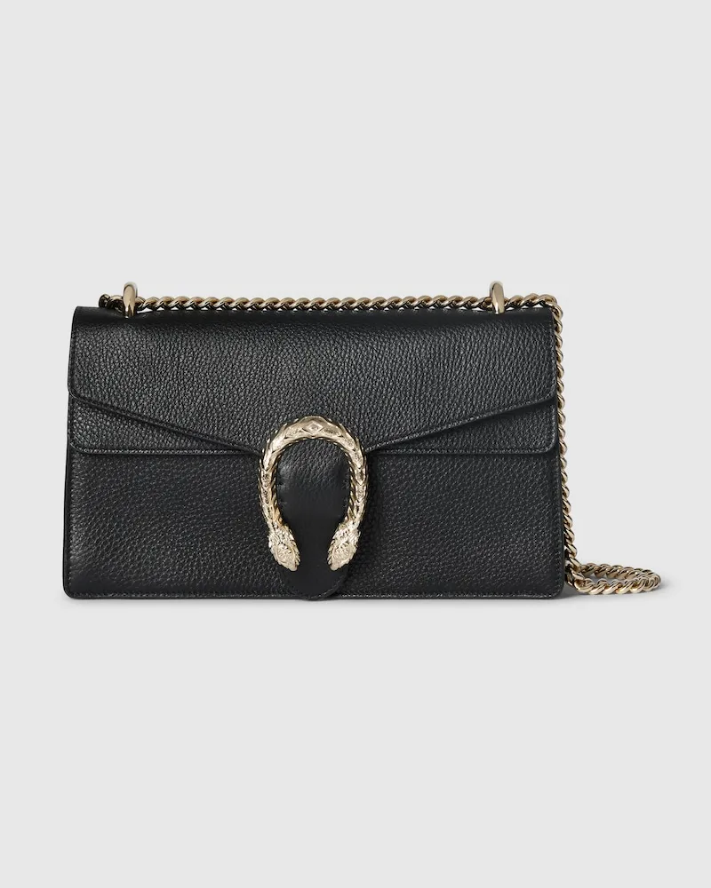 Gucci Mittelgroße Dionysus Schultertasche Schwarz