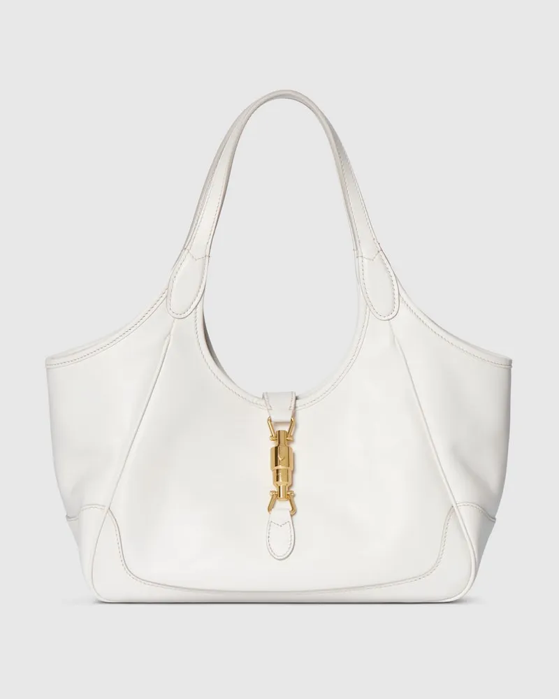 Gucci Kleiner Mercato Shopper Weiß