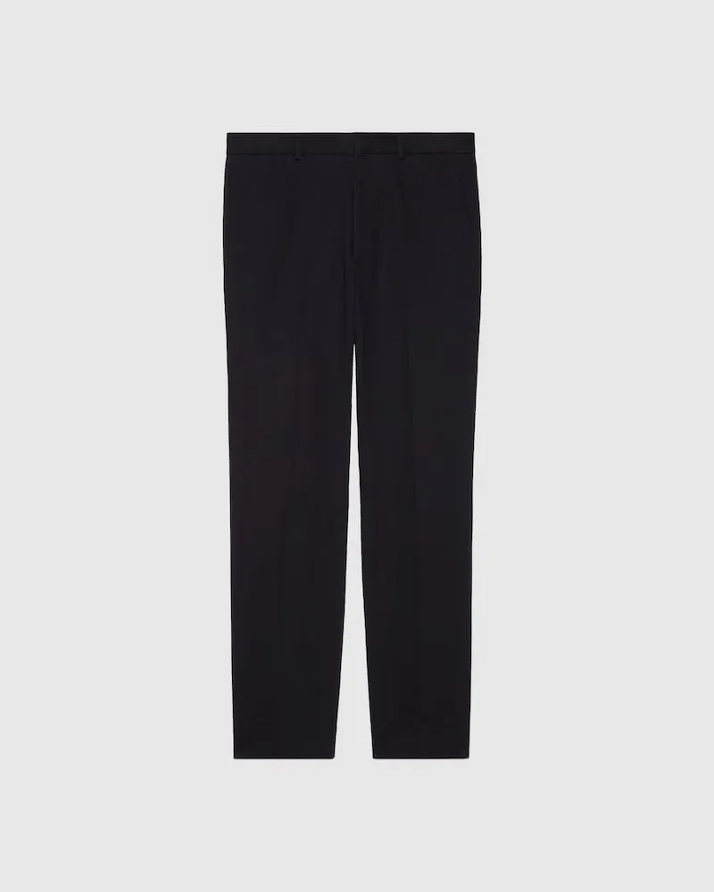 Gucci Chinohose aus Baumwolldrell, Größe Blau
