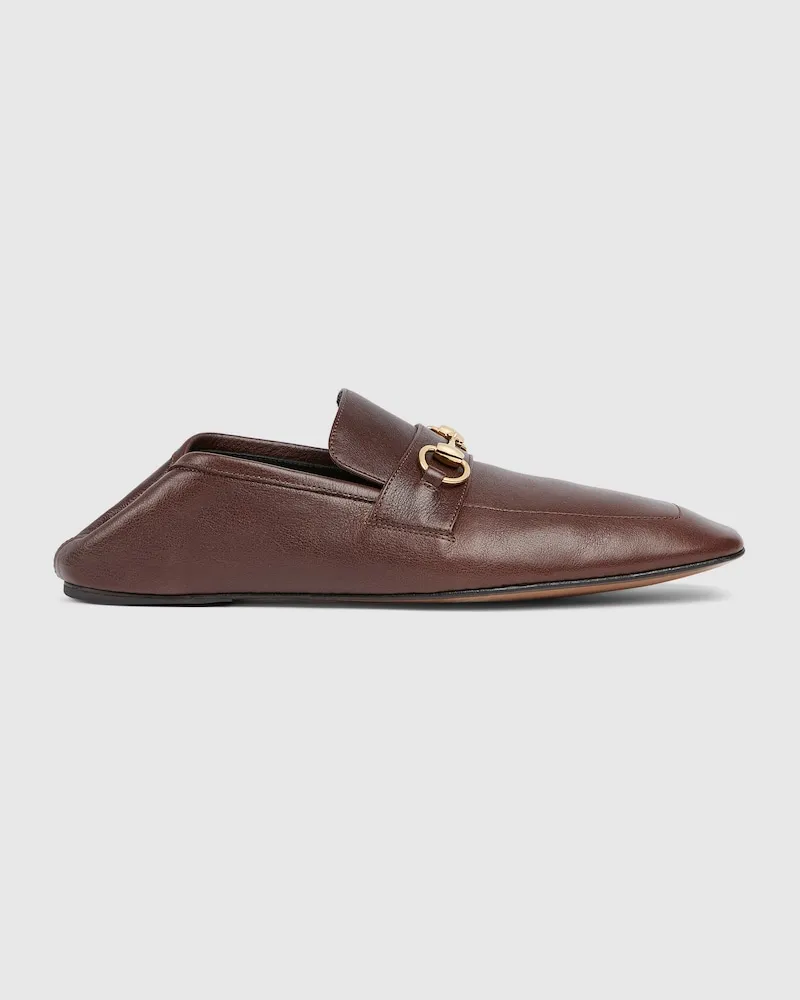 Gucci Herrenloafer Mit Horsebit, Größe Braun