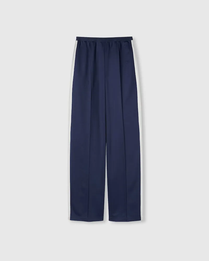 Gucci Hose aus Technischem Jersey Mit Logo, Größe Blau