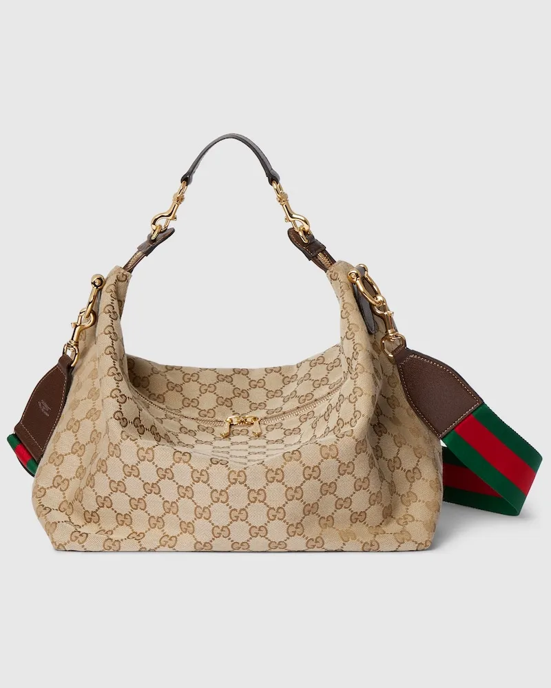 Gucci Mittelgroße Brera Umhängetasche Beige