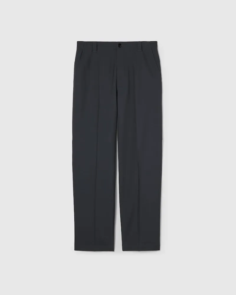 Gucci Hose aus Wolltwill Mit Stickerei, Größe Grau