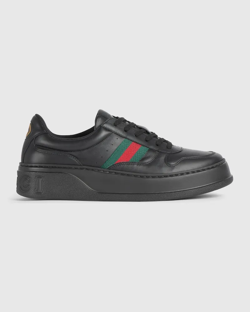 Gucci Klobiger Herrensneaker Schwarz