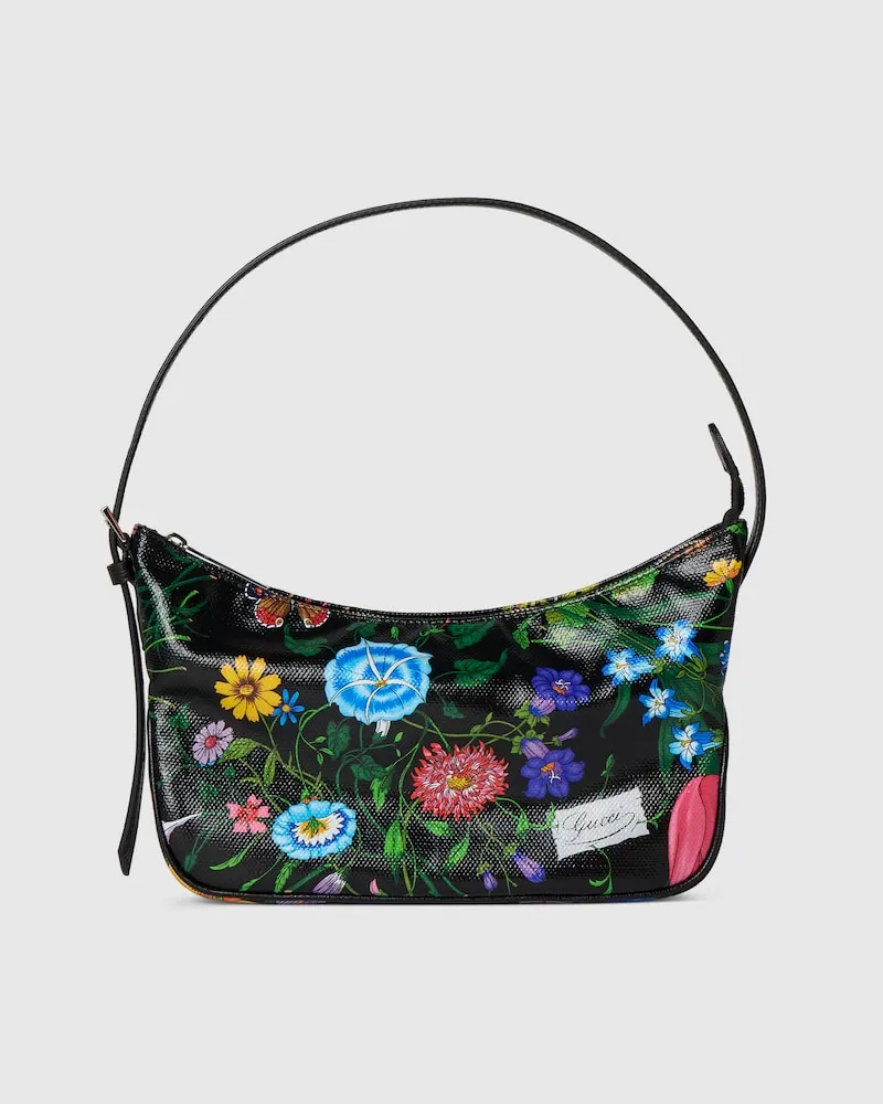 Gucci Kleine Lady Lunetta Schultertasche Schwarz