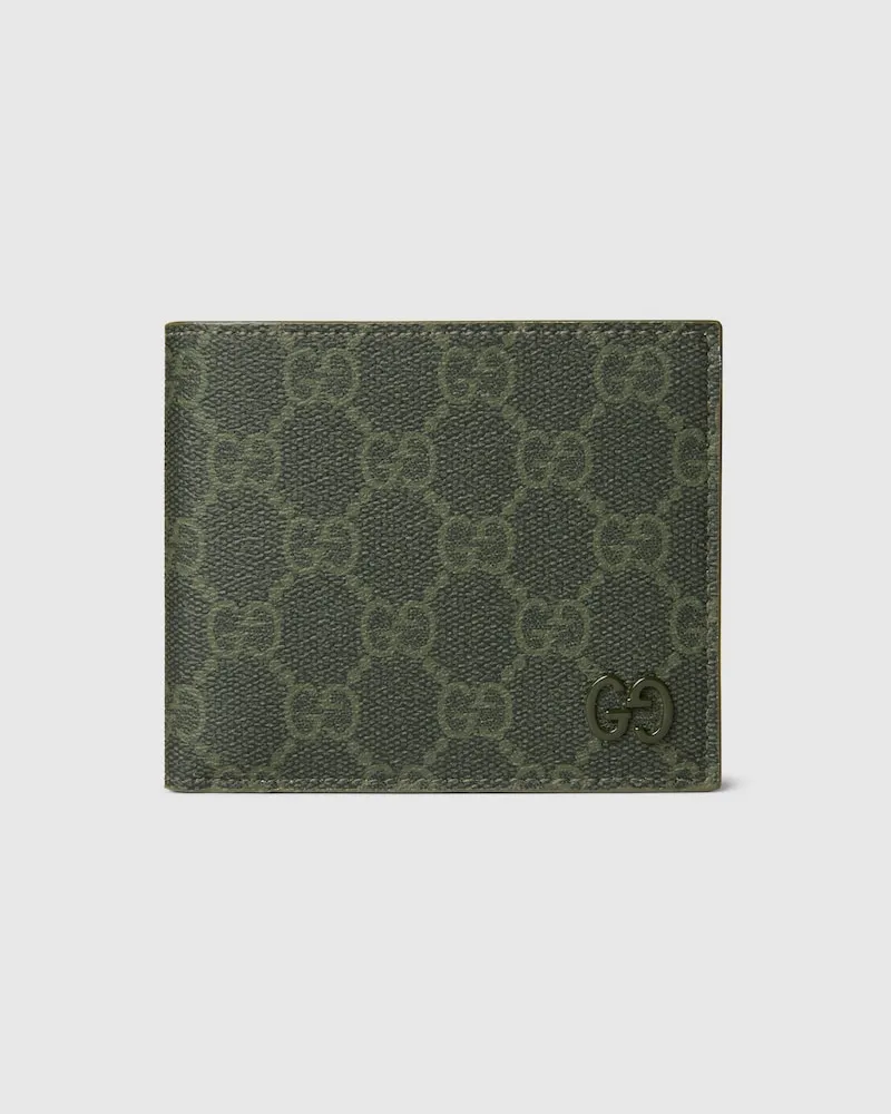 Gucci GG Monogram Faltbrieftasche Grün