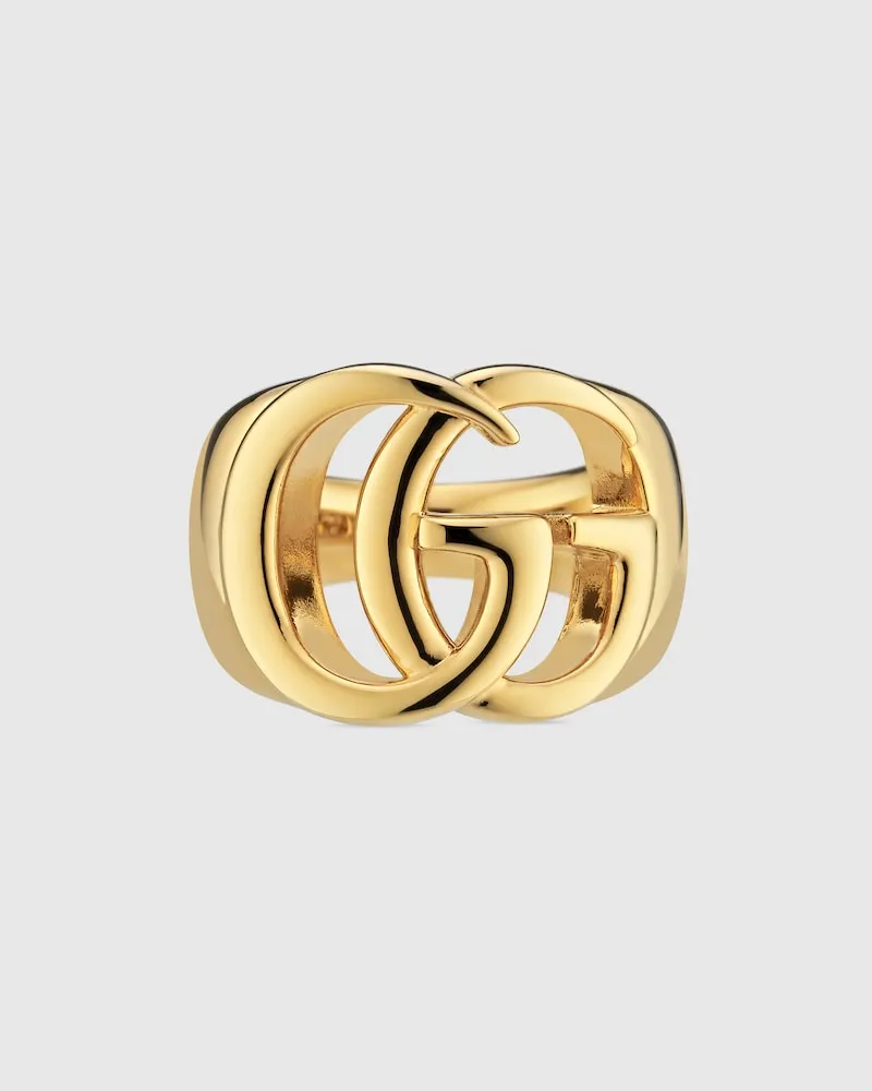 Gucci GG Marmont Bandring mit Cut-out-Detail Goldfarbenes