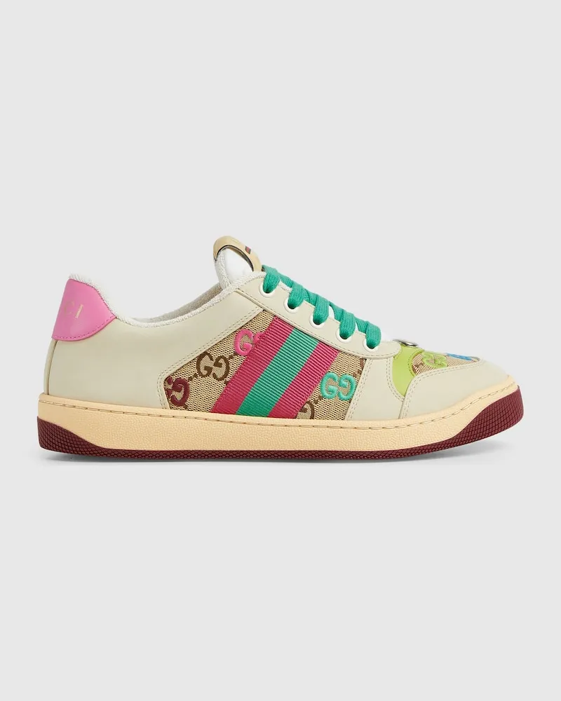 Gucci Screener Damensneaker, Größe Mehrfarbige