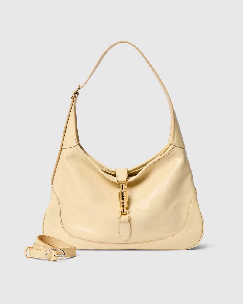 Gucci Mittelgroße Jackie 1961 Schultertasche Gelb