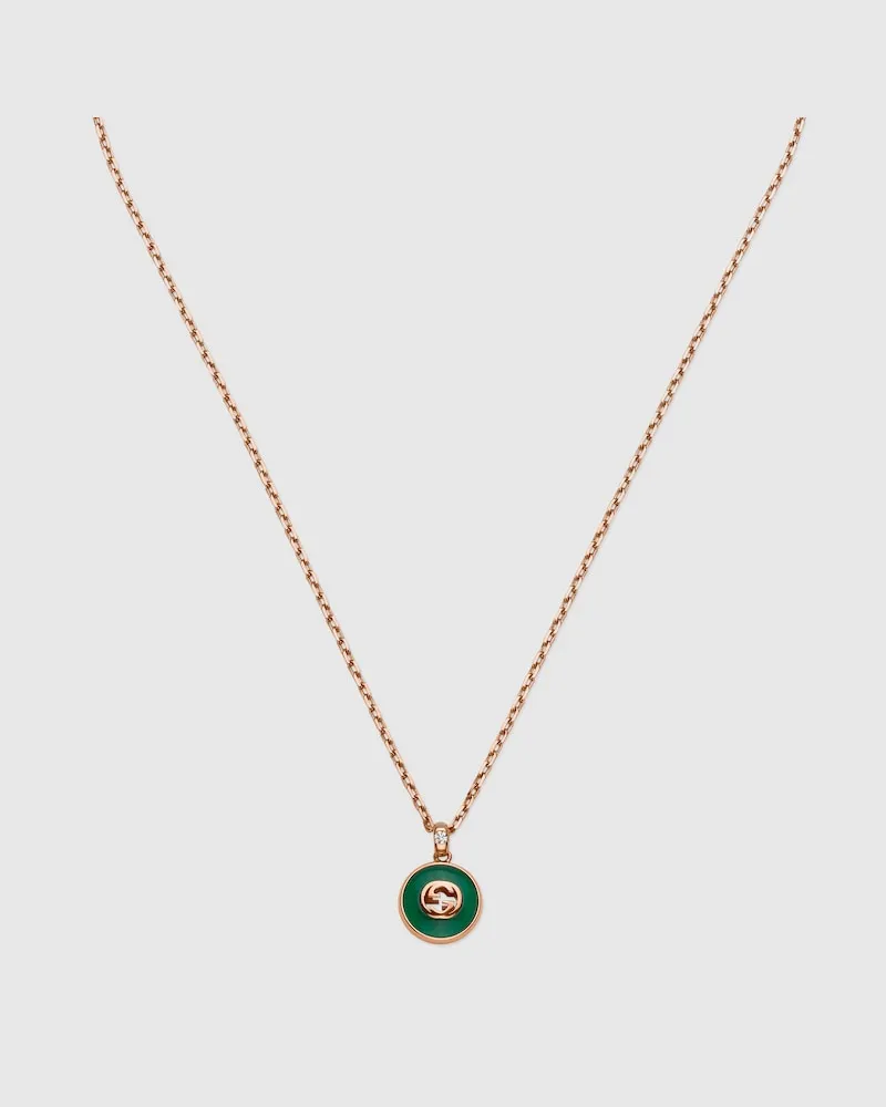 Gucci Interlocking Gliederhalskette 18 Karat Gold