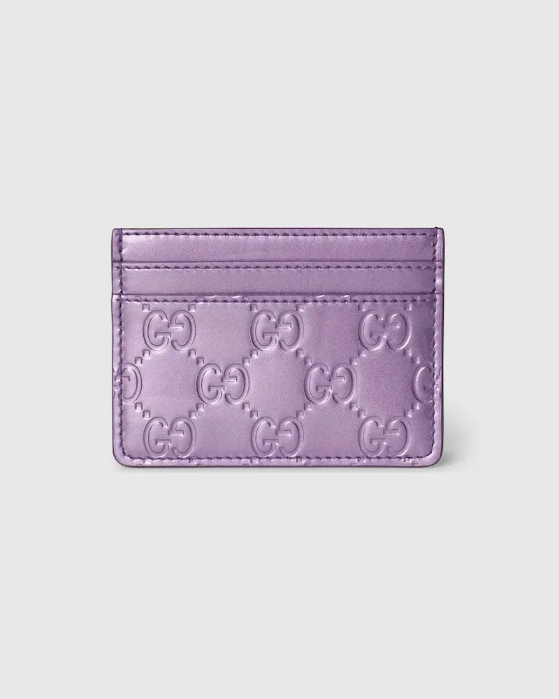 Gucci GG Emblem Kartenetui Pink