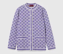 Cardigan aus Feinem GG Baumwolljacquard, Größe