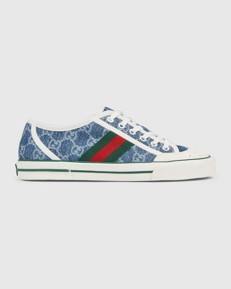 Gucci Tennis 1977 Damensneaker, Größe Blau
