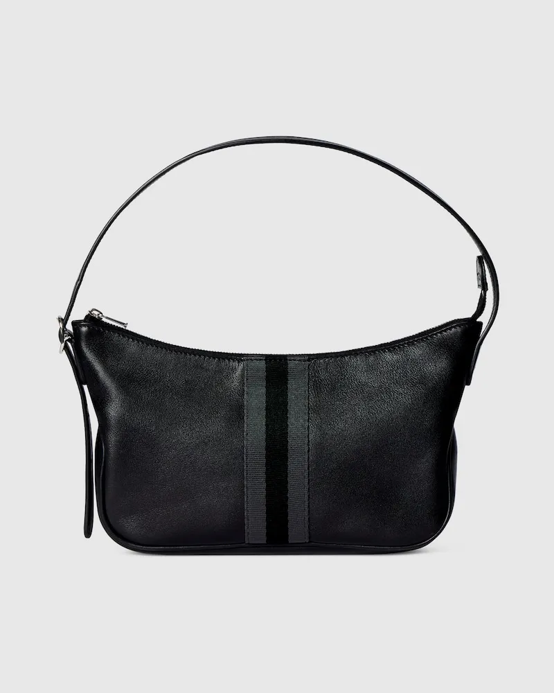 Gucci Kleine Lunetta Umhängetasche Schwarz