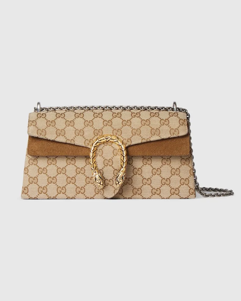 Gucci Mittelgroße Dionysus Schultertasche Beige