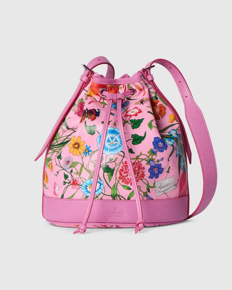 Gucci Kleine Venice Bucket Bag Beige