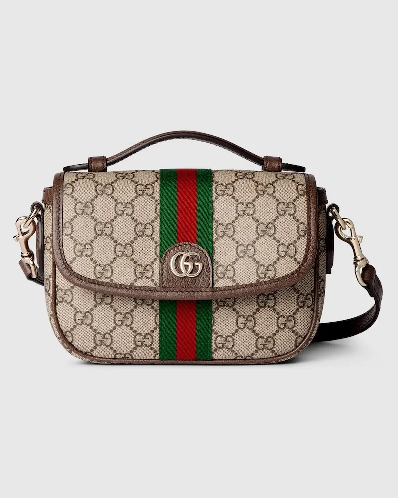 Gucci Kleine Ophidia Henkeltasche Beige