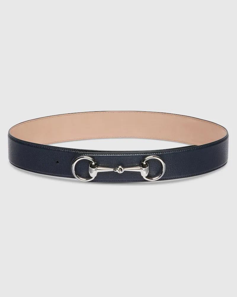 Gucci Horsebit 1955 Gürtel Blau