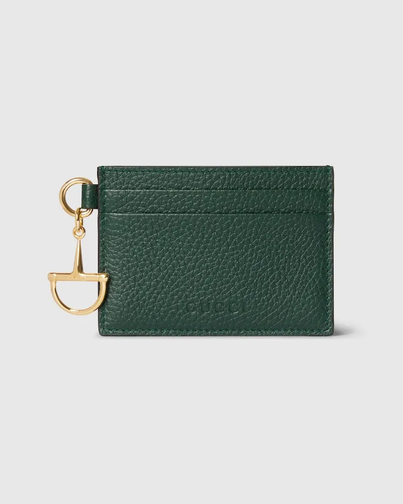 Gucci Half Horsebit Kartenetui Grün