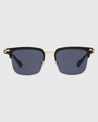 Gucci Rechteckige Sonnenbrille Braun