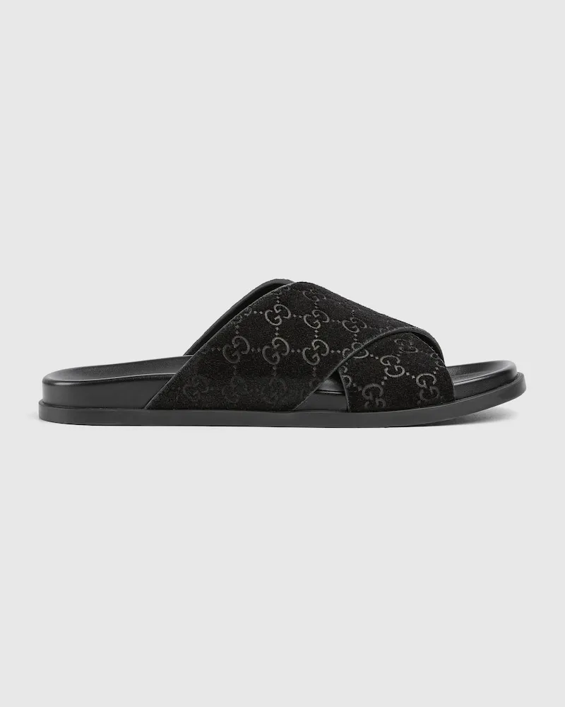 Gucci Herrenpantolette, Größe Schwarz