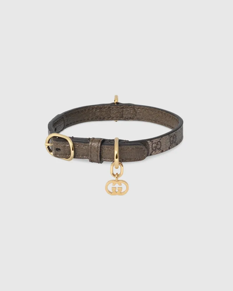 Gucci Halsband Für Sehr Kleine Haustiere, Größe Beige
