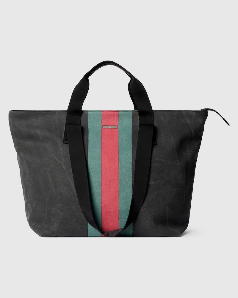 Gucci Mittelgroße 'Positano' Shopper Schwarz