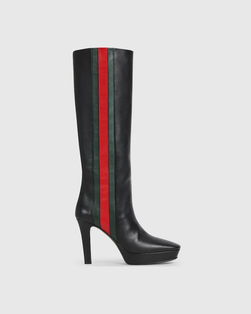 Gucci Damen Galleria Stiefel Schwarz