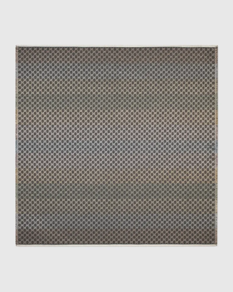 Gucci Tuch aus GG Jacquard Grau