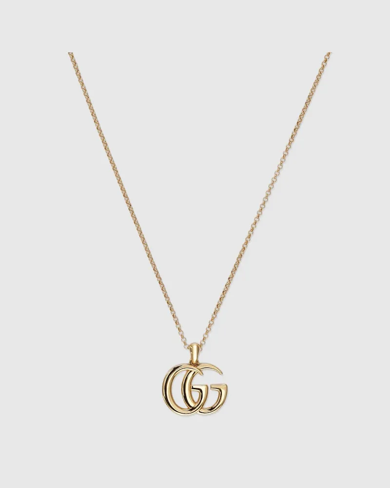 Gucci GG Marmont Halskette mit Anhänger Goldfarbenes