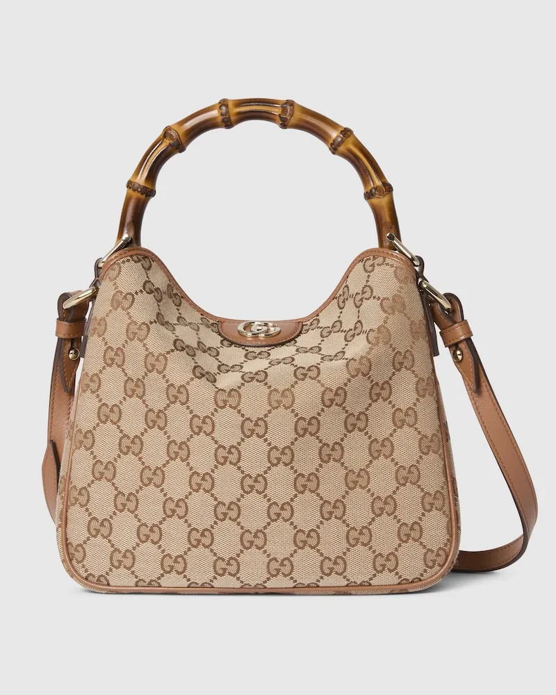 Gucci Kleine Diana Schultertasche Beige