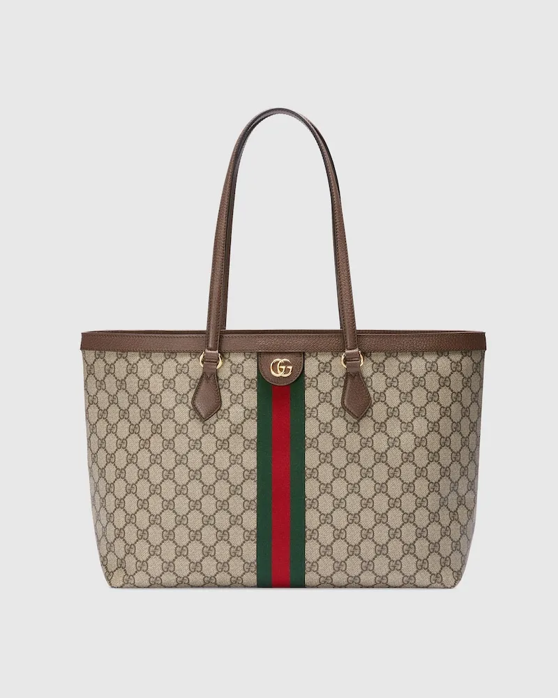 Gucci Großer Ophidia Shopper Beige