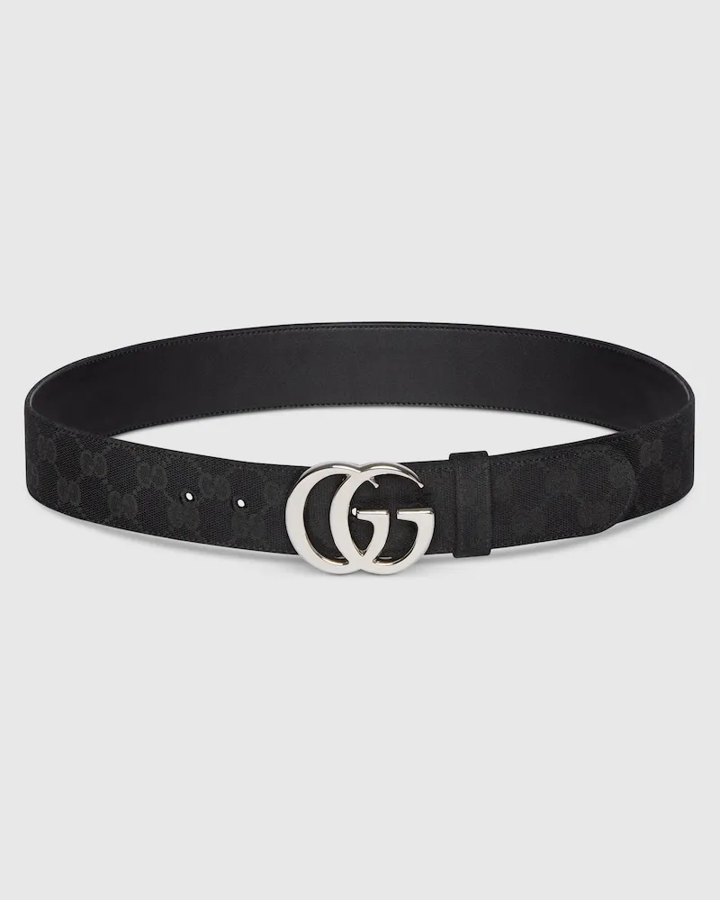 Gucci Ceinture Marmont Plate, Taille 95 Noir