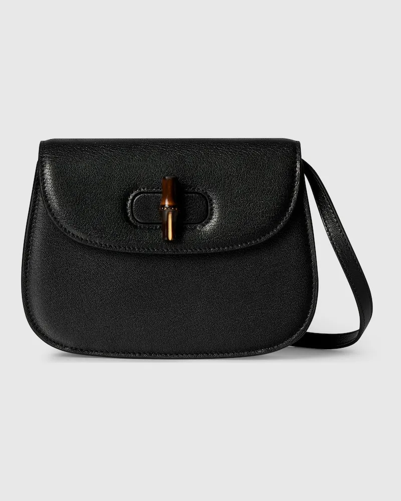 Gucci Bamboo Mini-Tasche Schwarz