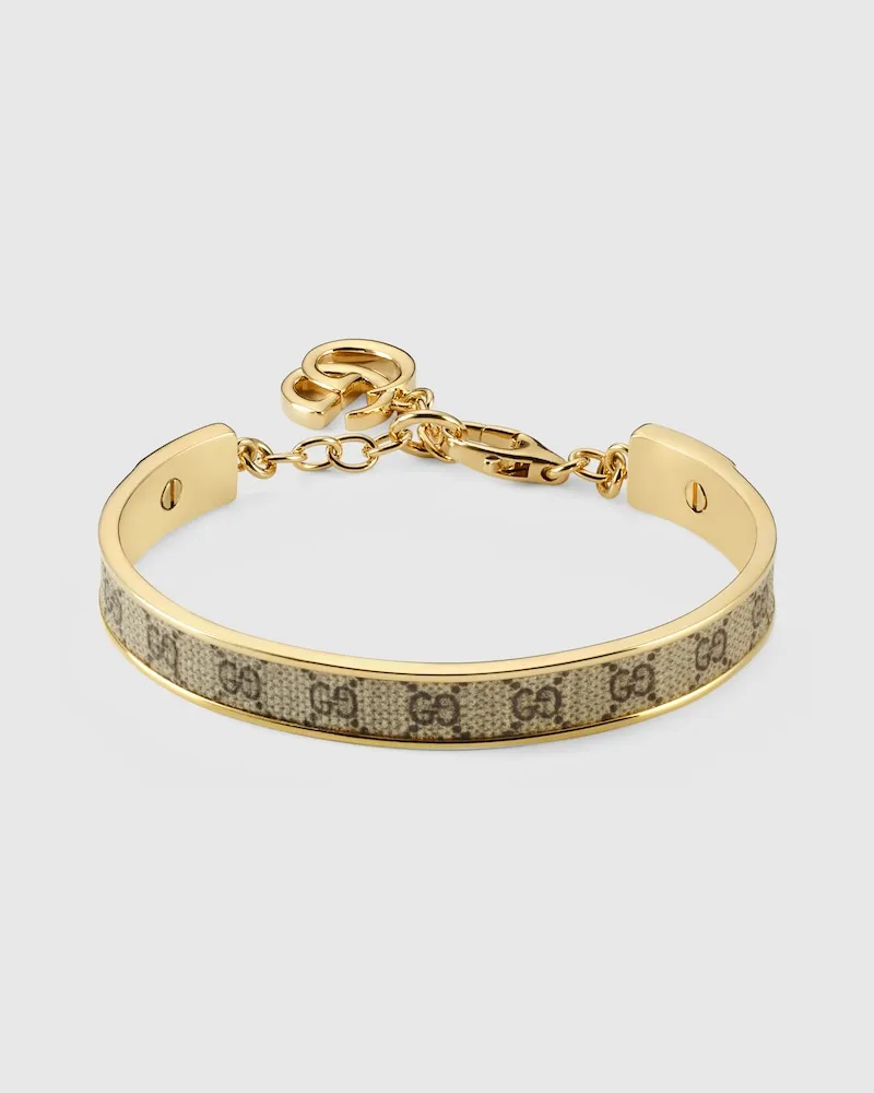 Gucci Armreif Mit Doppel G Anhänger, Größe Undefined
