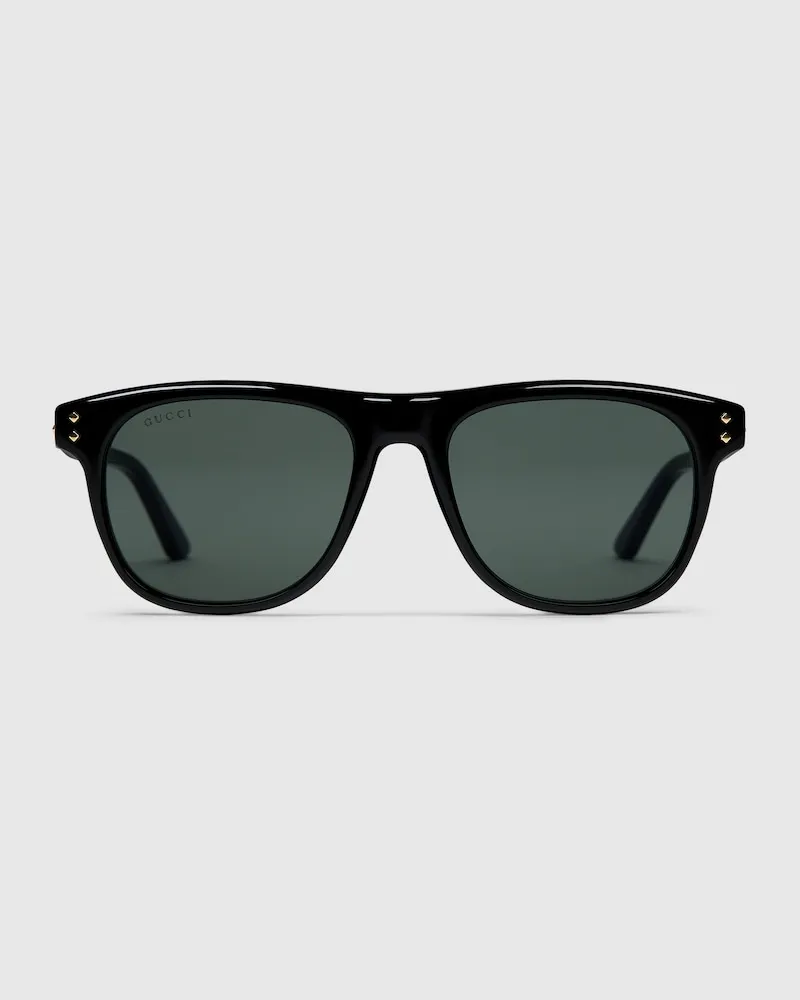 Gucci Sonnenbrille Mit Eckigem Rahmen Schwarz