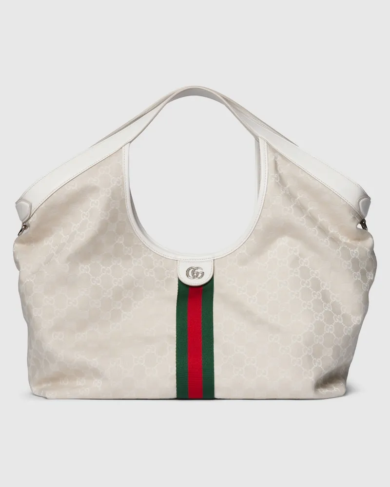 Gucci Großer Giglio Shopper Weiß