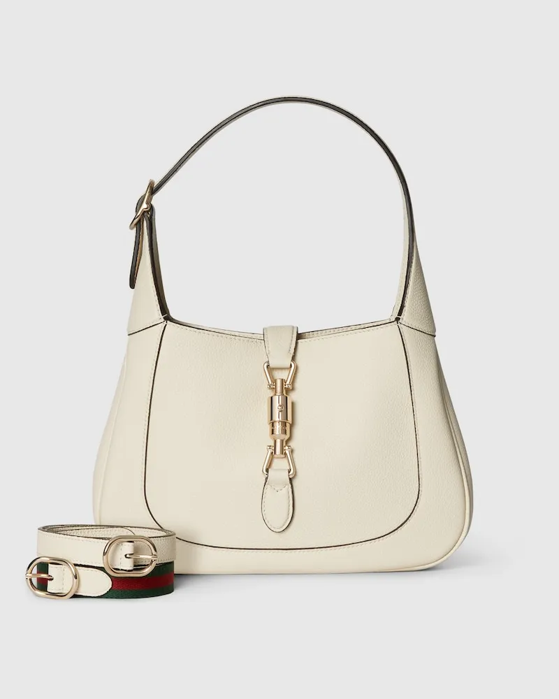 Gucci Mittelgroße Jackie 1961 Tasche Weiß
