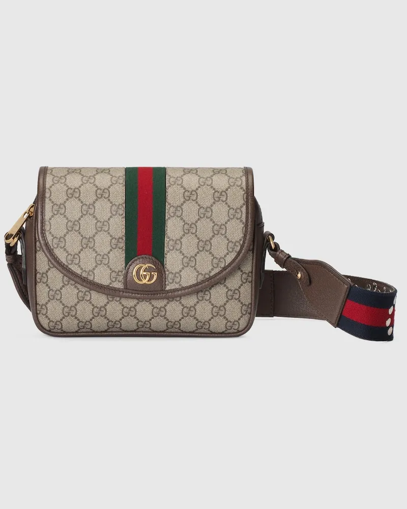 Gucci Kleine Ophidia Schultertasche Beige