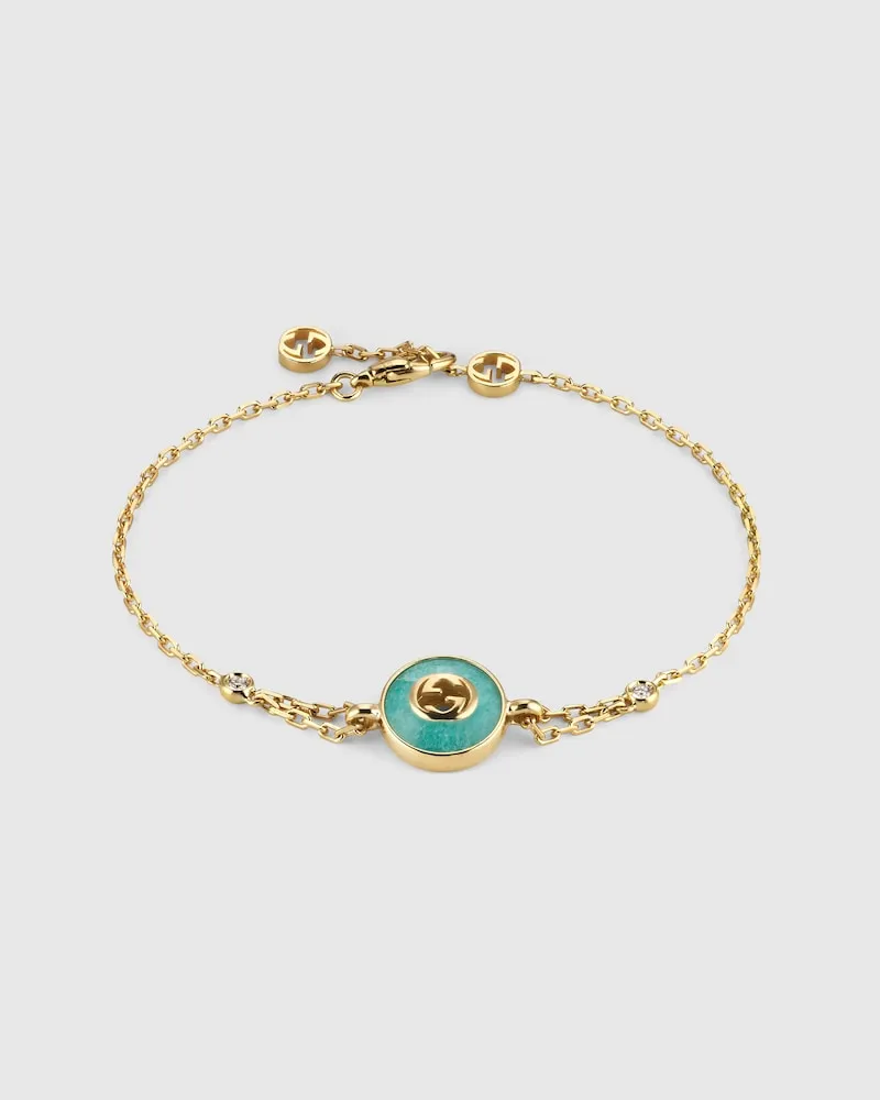Gucci Interlocking Kettenarmband 18 Karat Undefined