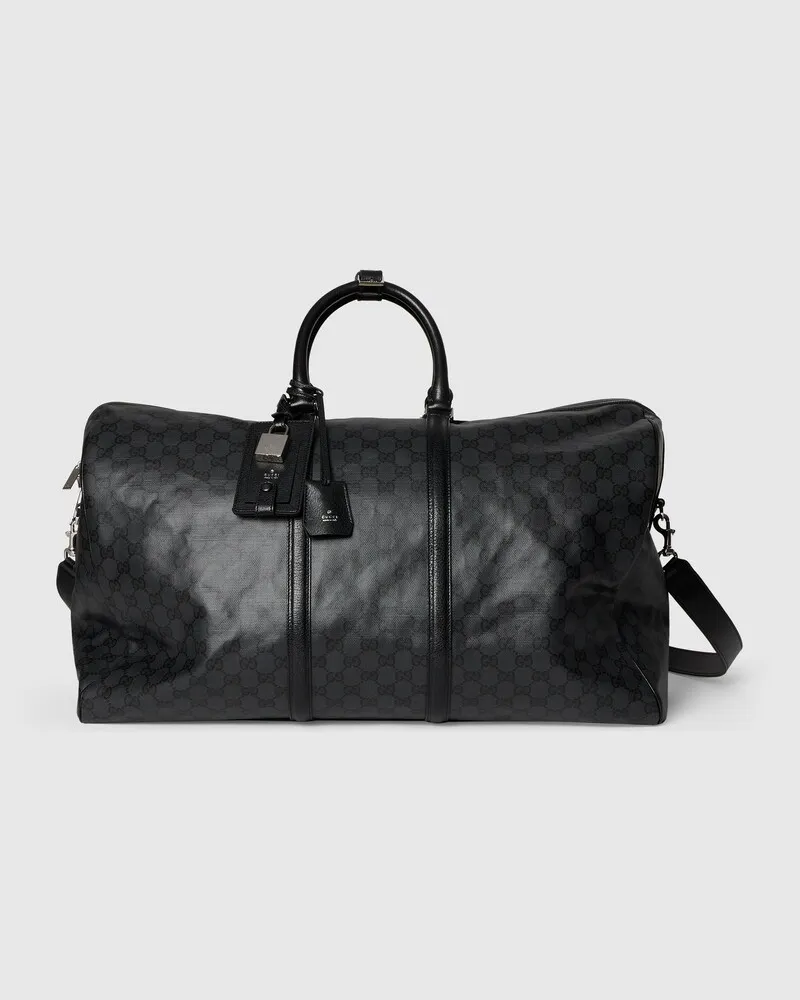 Gucci Große Essence Classic Reisetasche Schwarz