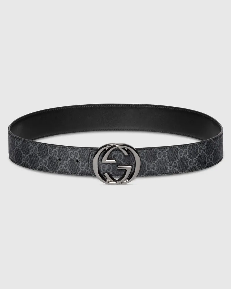 Gucci Ceinture Réversible Avec Boucle GG, Taille 95 Noir