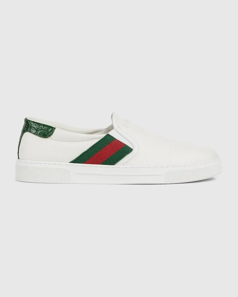 Gucci Ace Slip-on-Herrensneaker, Größe Weiß