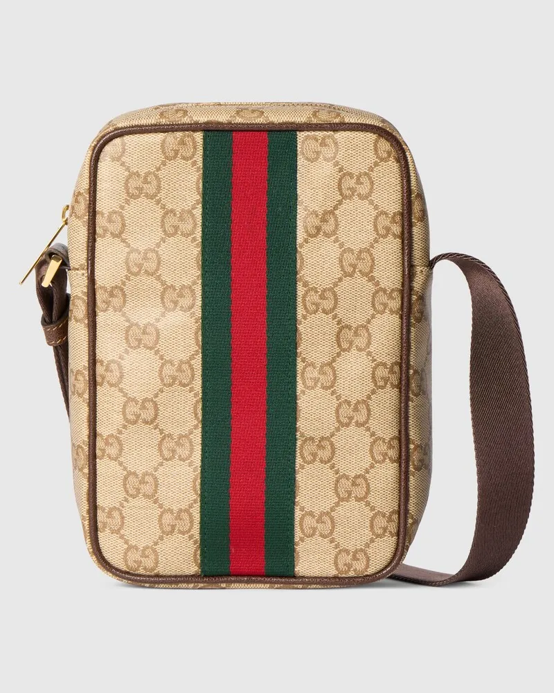 Gucci GG Mini-Tasche Mit Web Beige