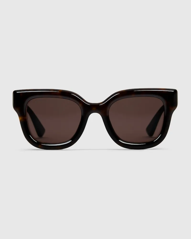 Gucci Sonnenbrille Mit Rundem Rahmen Braun