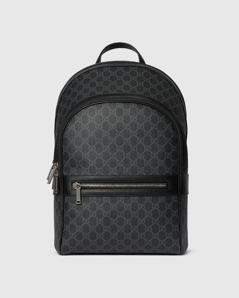 Gucci Mittelgroßer Porter Rucksack Schwarz