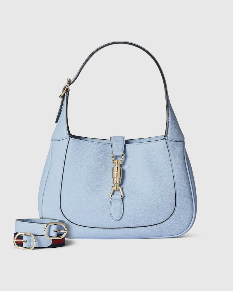 Gucci Mittelgroße Jackie 1961 Tasche Blau