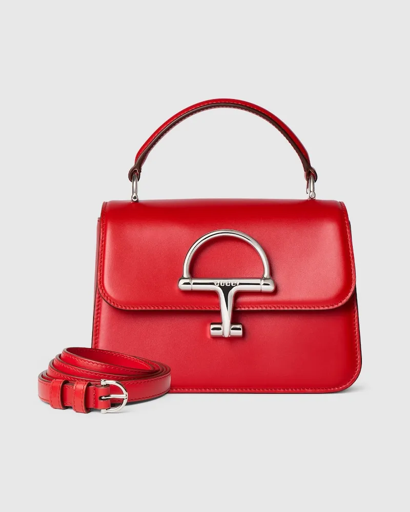 Gucci Kleine Siena Henkeltasche Rot