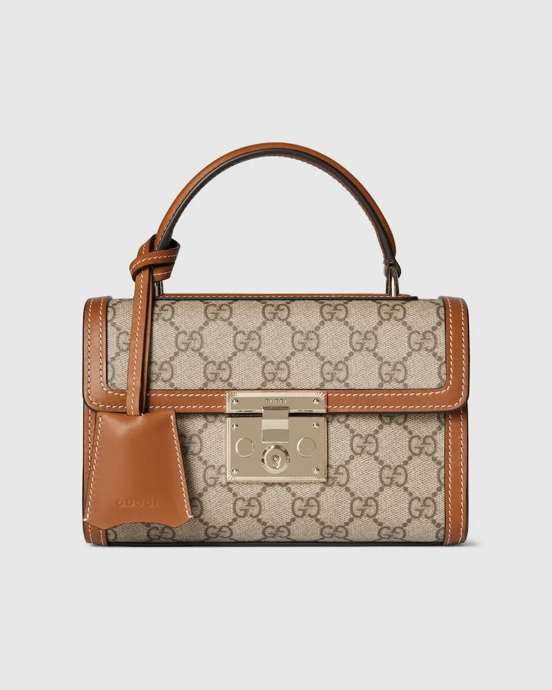 Gucci Kleine Padlock Henkeltasche Beige